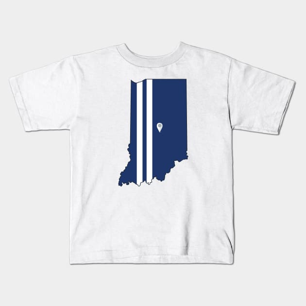 Indianapolis Football Kids T-Shirt by doctorheadly